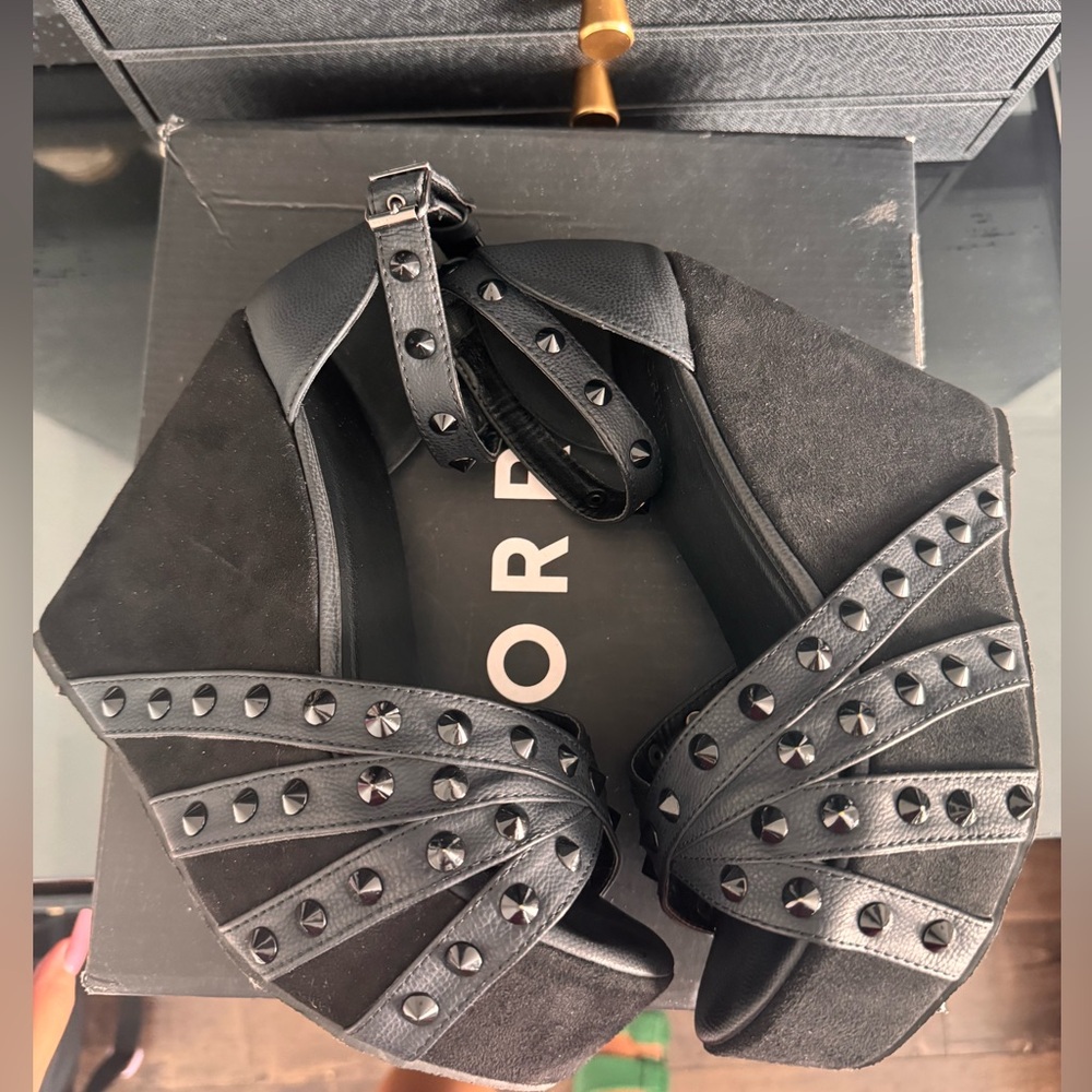 Torrid Wedge Stud Platform Heels